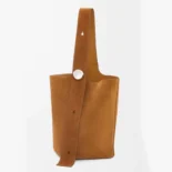 Loewe Unisex Large Pebble Bucket Bag in Suede Calfskin-BANBBBHX01
