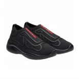 Prada Men Americas Cup Knit Slip-On-Black