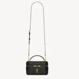 Saint Laurent YSL Women Gaby Vanity Bag in Lambskin-Black