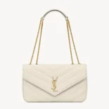 Saint Laurent YSL Women Loulou Medium in Matelasse Lambskin