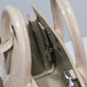 Saint Laurent YSL Women Sac De Jour in Crocodile Embossed Leather Nano-Sandy