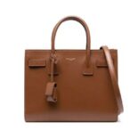 Saint Laurent YSL Women Sac De Jour in Smooth Leather-Brown