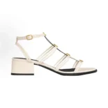 Celine Women Clemence Multi Triomphe Sandal in Lambskin 361233958C