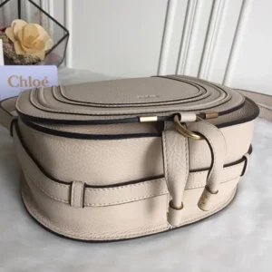 Chloe Women Marcie Small Saddle Bag-Sandy