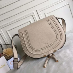 Chloe Women Marcie Small Saddle Bag-Sandy