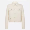 Dior Men Dioramour Jacket White Cotton Denim with Multicolor Cœur des Curiosités Motif 6 Dioramour Jacket White Cotton Denim with Multicolor Cœur des Curiosités Motif