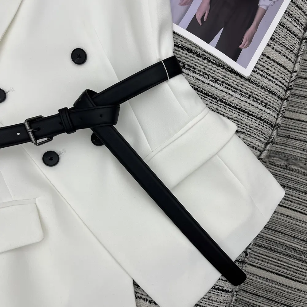 Dior Women Asymmetric Short-Sleeved Jacket with Belt Ecru Virgin Wool and Silk Grain de Poudre 10 Dior Women Asymmetric Short-Sleeved Jacket with Belt Ecru Virgin Wool and Silk Grain de Poudre