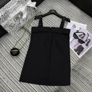Dior Women Blouse Black Cotton Poplin 521B87A3356_X9000