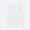 Dior Women Blouse White Cotton Poplin 521B85A3356_X0100