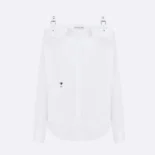 Dior Women Blouse White Cotton Poplin 521B85A3356_X0100