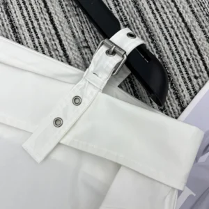 Dior Women Blouse White Cotton Poplin 521B85A3356_X0100