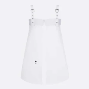 Dior Women Blouse White Cotton Poplin 521B87A3356_X0100