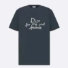 DIOR AND HYLTON NEL T-Shirt Relaxed Fit Navy Blue Cotton Jersey