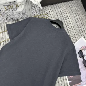 DIOR AND HYLTON NEL T-Shirt Relaxed Fit Navy Blue Cotton Jersey
