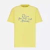DIOR AND HYLTON NEL T-Shirt Relaxed Fit Yellow Cotton Jersey