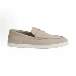 Hermes Men Job Loafer Beige Lambskin Insole and Lining
