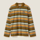 Miu Miu Women Cotton Jersey Polo Shirt MJL01514RTF03SOSOOO