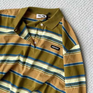 Miu Miu Women Cotton Jersey Polo Shirt MJL01514RTF03SOSOOO