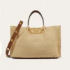 Valentino Women Medium Straw Summer Tote Bag 5W2B0K39YCE