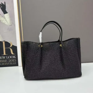 Valentino Women Medium Straw Summer Tote Bag 5W2B0K39YCE