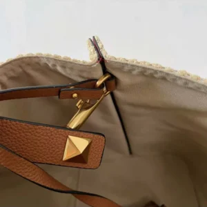 Valentino Women Medium Straw Summer Tote Bag 5W2B0K39YCE