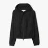 Burberry Women Knight Stamp Nylon Jacket-Black 81136471