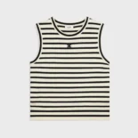 Celine Men Triomphe Sleeevess Mariniere Sweater in Wool-RY04W0101