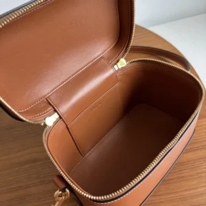 Celine Unisex Vanity in Natural Calfskin-Brown 119463BFN