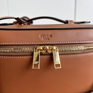 Celine Unisex Vanity in Natural Calfskin-Brown 119463BFN