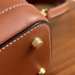 Celine Unisex Vanity in Natural Calfskin-Brown 119463BFN