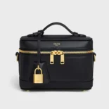 Celine Unisex Vanity in Smooth Satinated Calfskin-Black 119463GG2