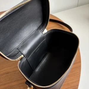 Celine Unisex Vanity in Smooth Satinated Calfskin-Black 119463GG2