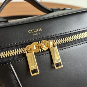 Celine Unisex Vanity in Smooth Satinated Calfskin-Black 119463GG2