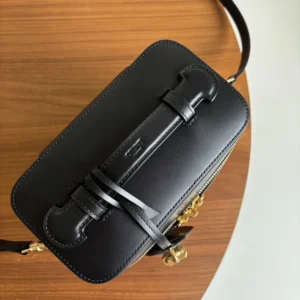 Celine Unisex Vanity in Smooth Satinated Calfskin-Black 119463GG2
