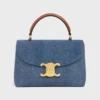 Celine Women Teen Nino Bag in Denim 118112GFF