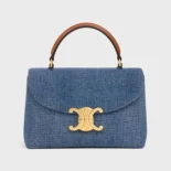 Celine Women Teen Nino Bag in Denim 118112GFF