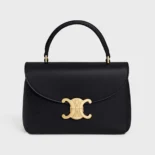 Celine Women Teen Nino Bag in Smooth Satinated Calfskin-Black