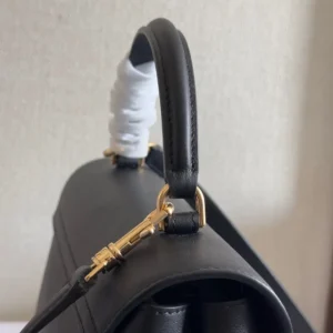 Celine Women Teen Nino Bag in Smooth Satinated Calfskin-Black