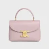 Celine Women Teen Nino Bag in Smooth Satinated Calfskin-Pink 118113GG2