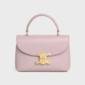 Celine Women Teen Nino Bag in Smooth Satinated Calfskin-Pink 118113GG2