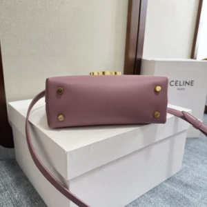 Celine Women Teen Nino Bag in Smooth Satinated Calfskin-Rose