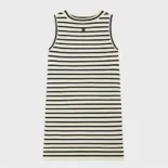 Celine Women Triomphe Mariniere Mini Dress in Wool RR04B0101