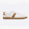 Dior Men B01 Matchpoint Sneaker Cognac and White Smooth Calfskin with White Suede