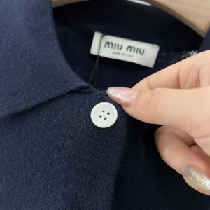 Dior Women Cotton Piqué Polo Shirt MJN53514RW