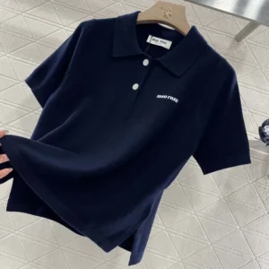 Dior Women Cotton Piqué Polo Shirt MJN53514RW