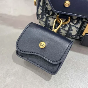 Dior Women Small Streetchic Bag Blue Dior Oblique Jacquard and Smooth Calfskin