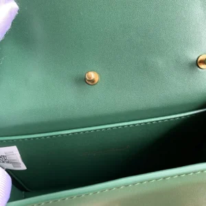 Dolce Gabbana D&G Women Medium Smooth Calfskin Devotion Bag-Green