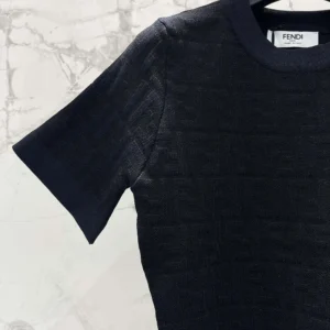 Fendi Women Black FF Viscose Sweater FZX999AQ41F0GME