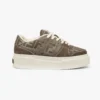Fendi Women Match Brown Denim-effect FF Jacquard and Suede Platform Low Tops 9 Fendi Women Match Brown Denim-effect FF Jacquard and Suede Platform Low Tops
