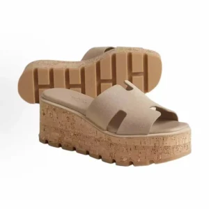 Hermes Women Eze 30 Sandal-Natural H232150Z